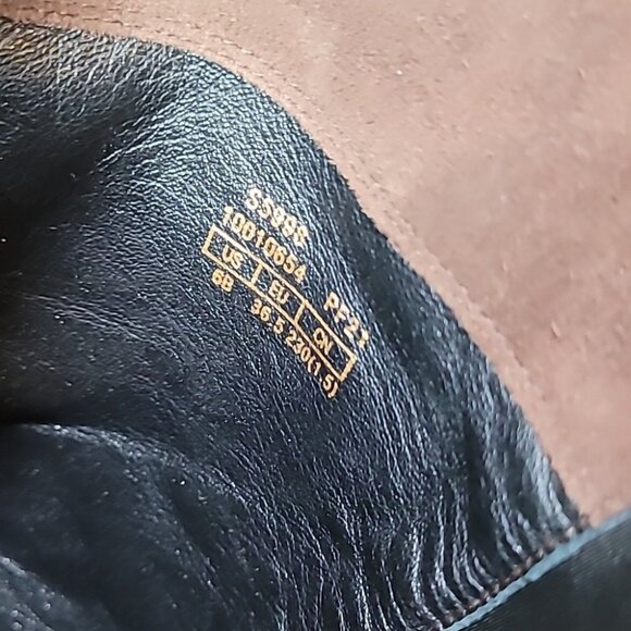 Stuart Weitzman 5050 Siella Walnut Suede Over -the-knee Boots size 6-6.5 - Picture 5 of 16